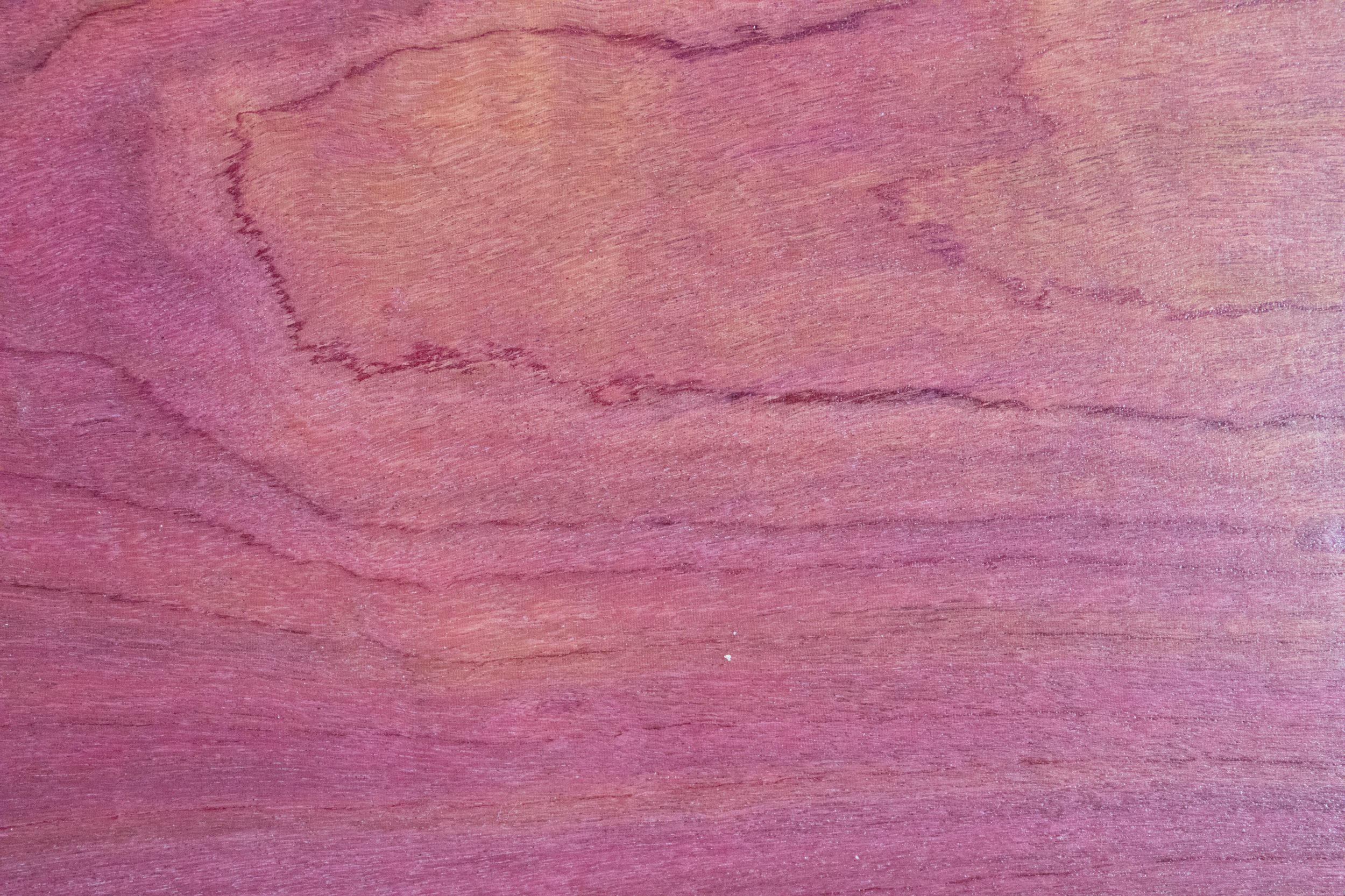 finished purple heart wood